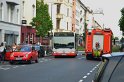 Welpen im Drehkranz vom KVB Bus eingeklemmt Koeln Chlodwigplatz P14